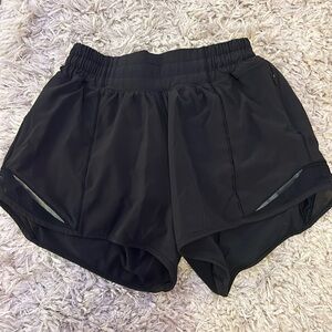 LULULEMON BLACK HOTTY HOT “4